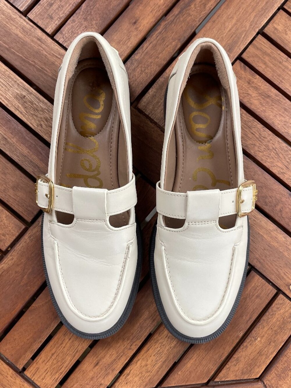 Sam Edelman Elaina T-Strap Buckle Loafer